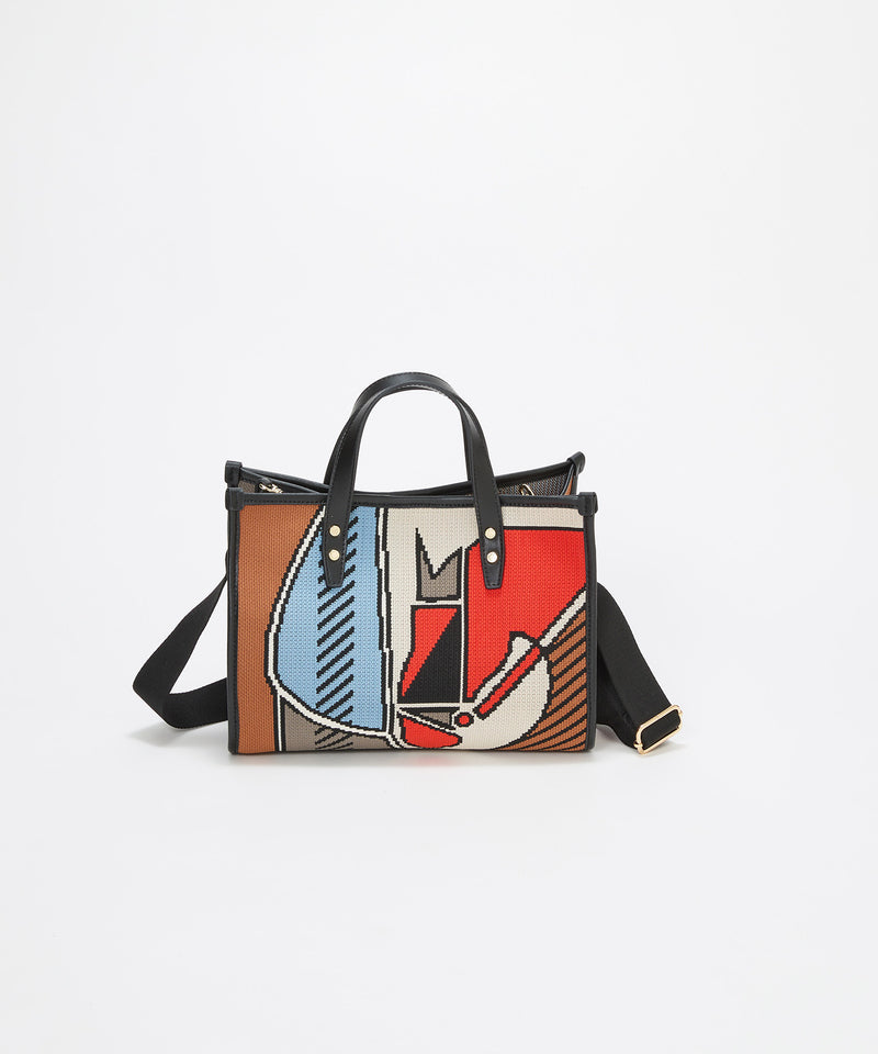 ニットジャガード 2way ミニ トートバッグ – TOPKAPI（トプカピ）