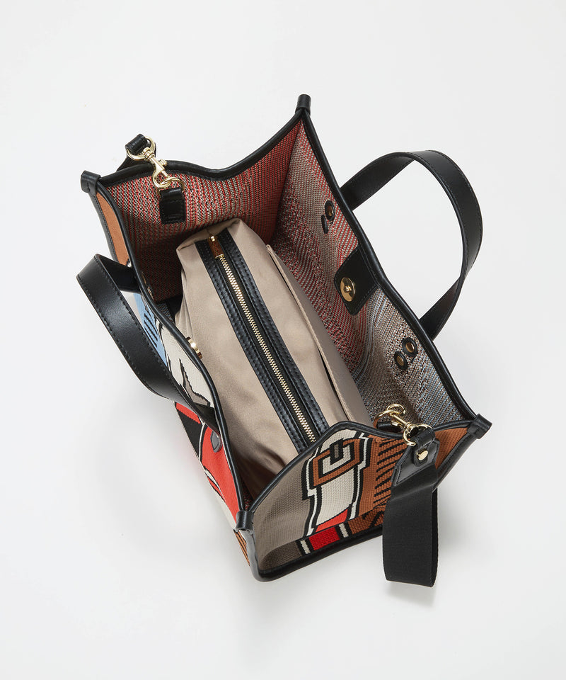 ニットジャガード 2way ミニ トートバッグ – TOPKAPI（トプカピ）