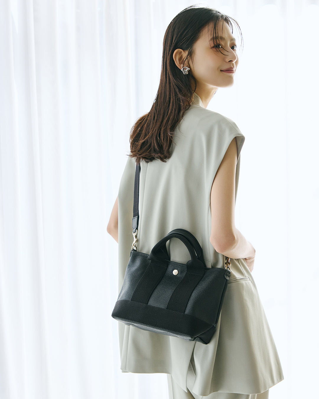 SCOTCH GRAIN ネオレザー ミニ トートバッグ SS