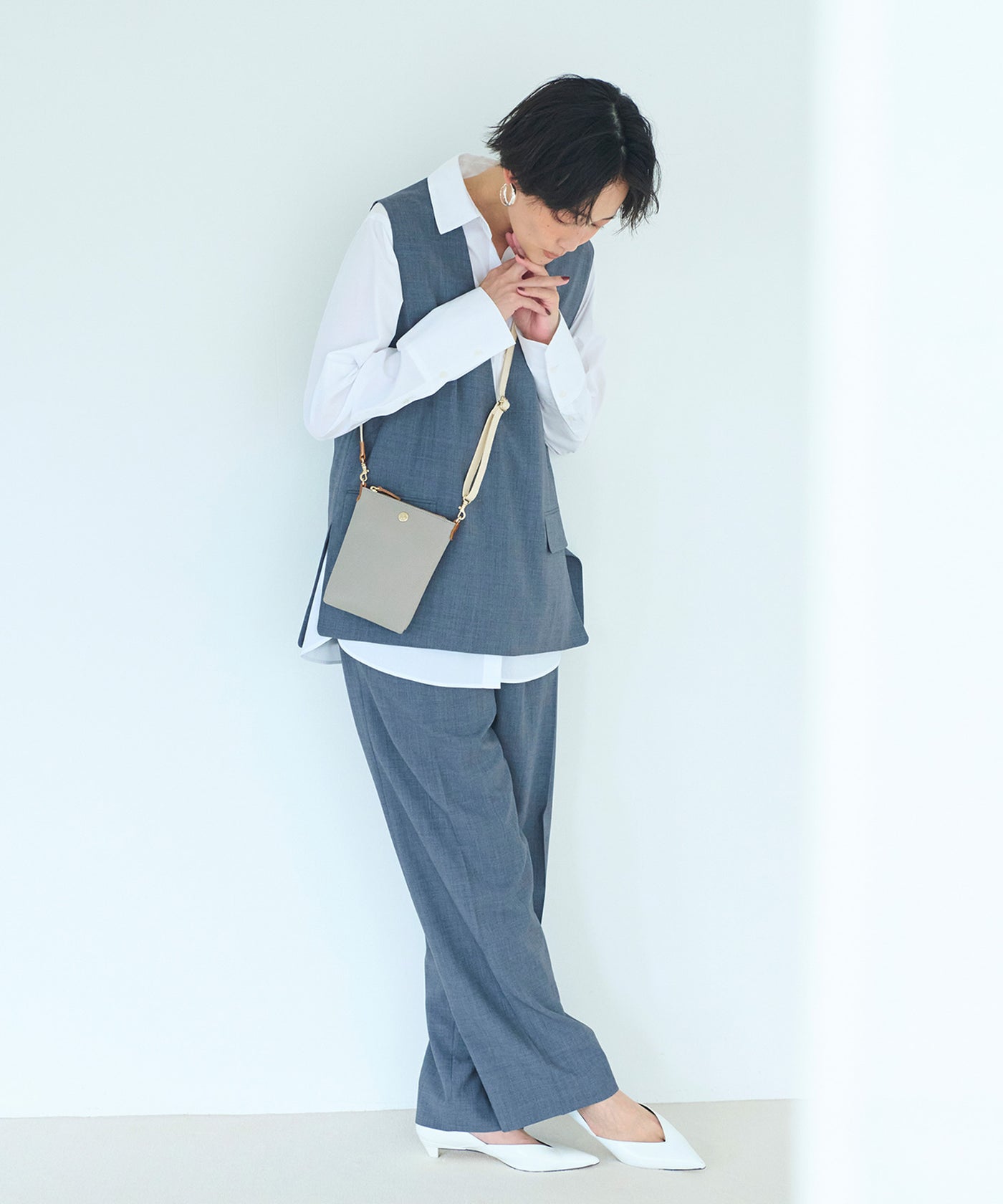 SCOTCH GRAIN スコッチグレイン ネオレザー サコッシュ スマホ