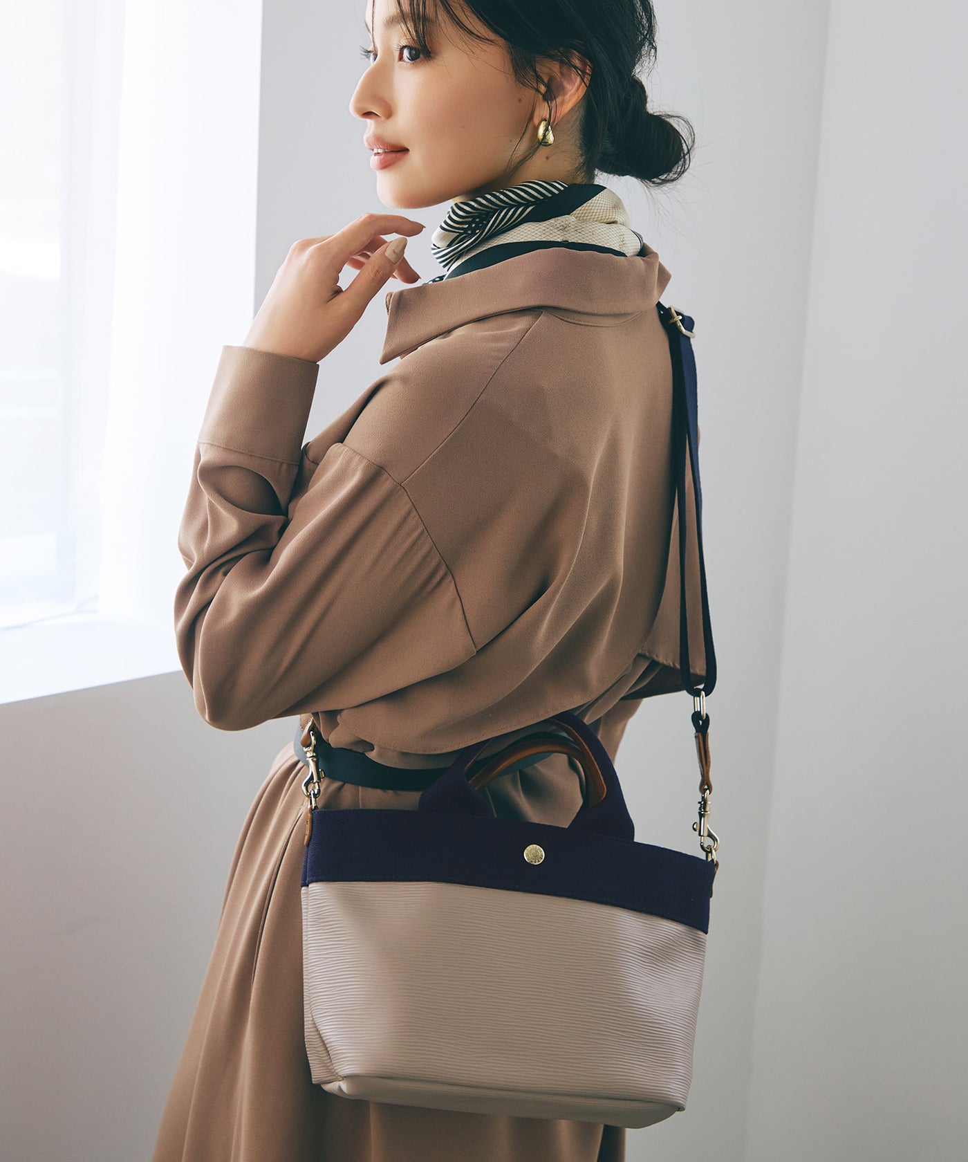 トプカピ　リプル　ショルダー付き　ワンハンドル　レディース　バッグ Breath TOPKAPI】RIPPLE リプル ショルダー付き ワンハンドル バッグ