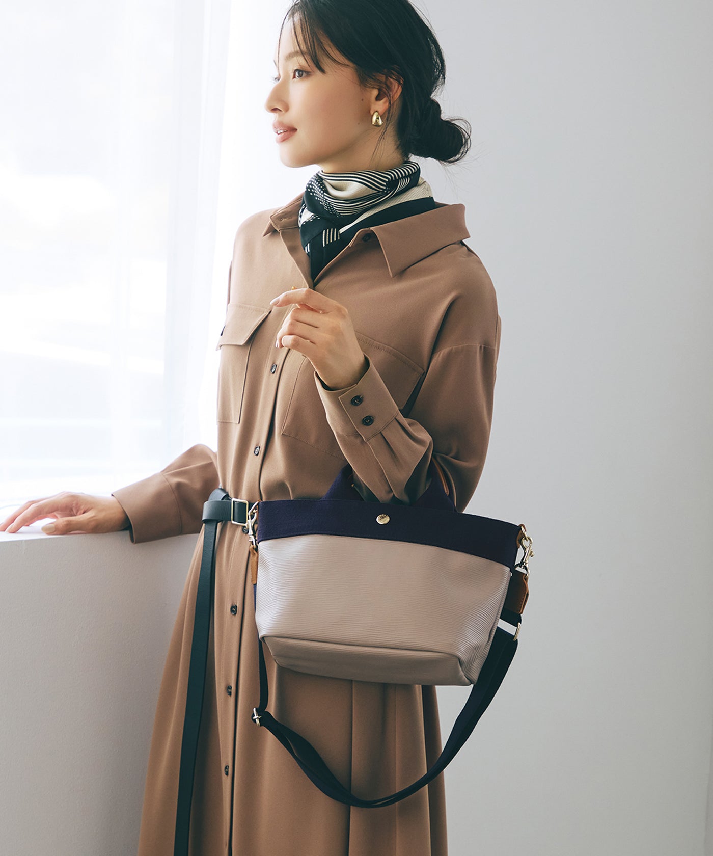 未使用級✨ TOPKAPIトプカピ リプル ミニ トートバッグ S ショルダー付 RIPPLE リプル ミニ トートバッグ S（ショルダー付き） – TOPKAPI