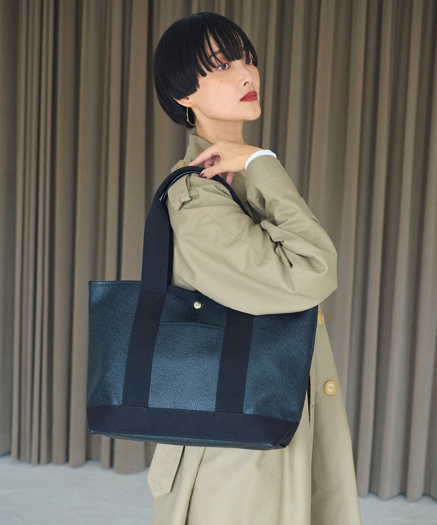 トプカピ　SCOTCH GRAIN スコッチグレイン ロングハンドル トートL SCOTCH GRAIN スコッチグレイン ロングハンドル A4トートバッグ