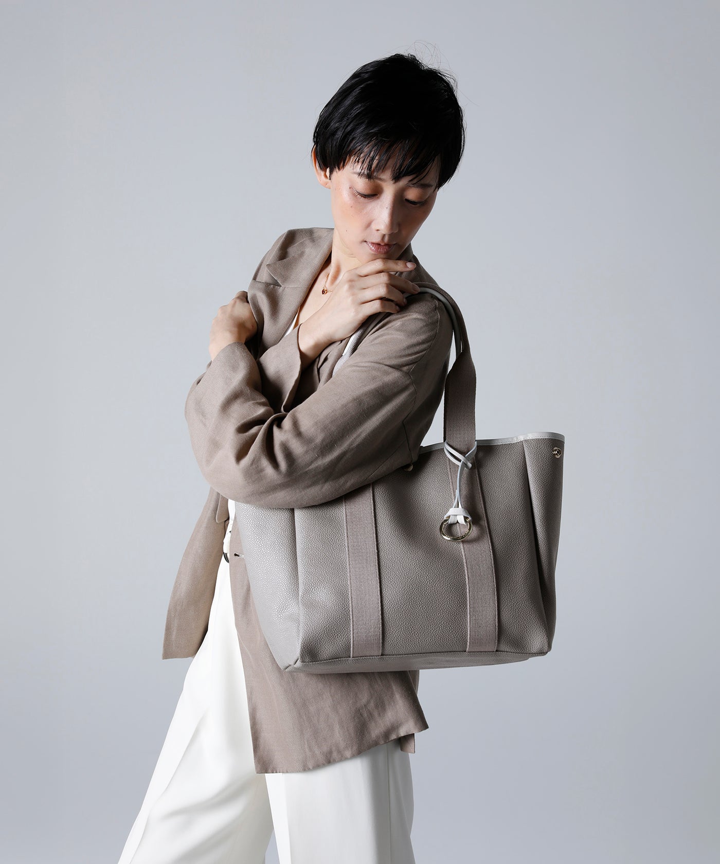 SCOTCH GRAIN スコッチグレイン ロングハンドル 2way トートバッグ