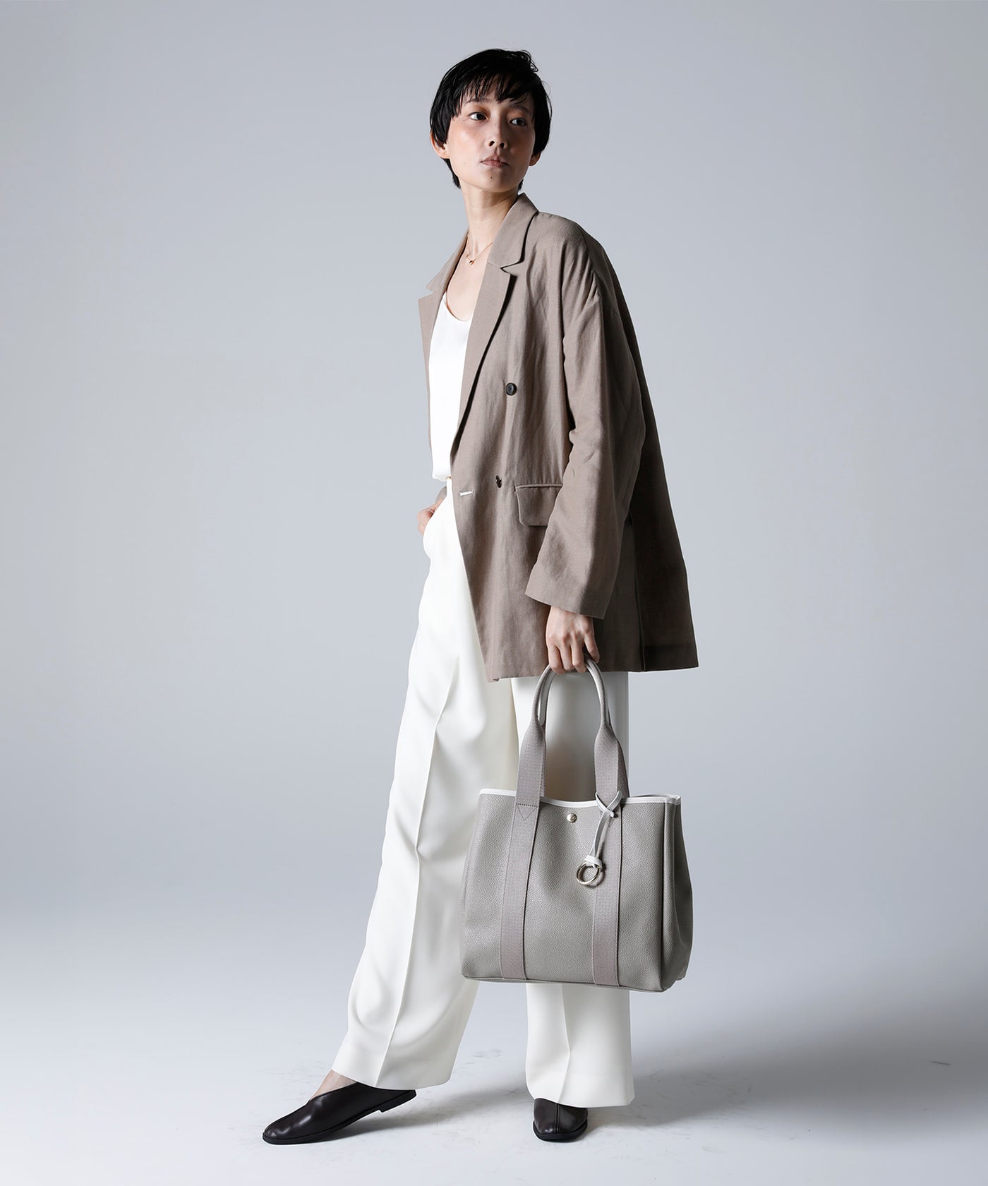 SCOTCH GRAIN スコッチグレイン ロングハンドル 2way トートバッグ