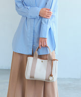 SCOTCH GRAIN スコッチグレイン 2way ミニ トートバッグ チャーム付き　