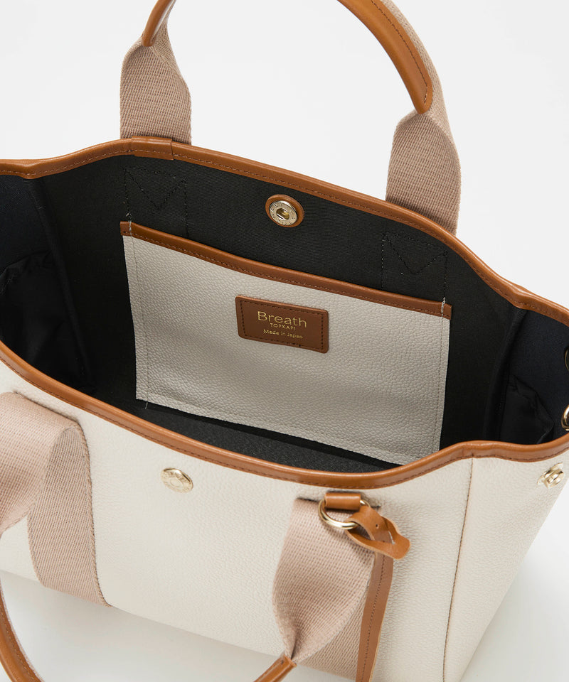 SCOTCH GRAIN スコッチグレイン 2way ミニ トートバッグ チャーム付き