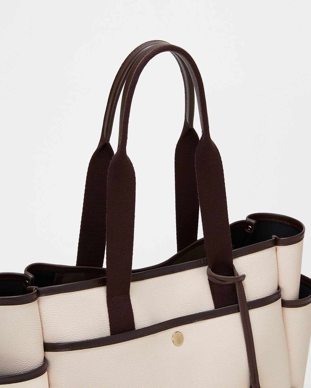 【LEE10月号掲載】MICA マルチポケット ロングハンドル トートバッグ L / A4