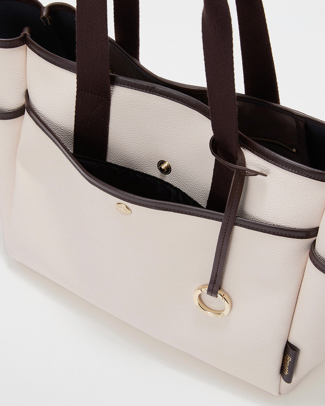 【LEE10月号掲載】MICA マルチポケット ロングハンドル トートバッグ L / A4