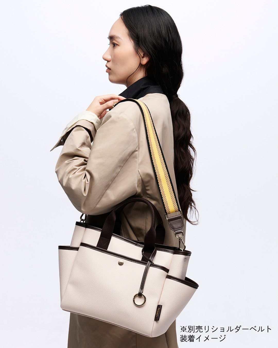 【LEE10月号掲載】MICA マルチポケット トートバッグ M