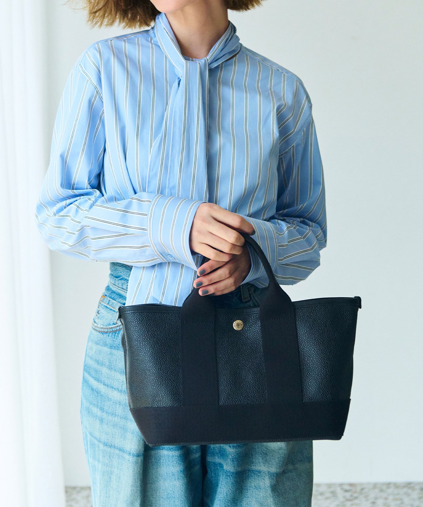 トプカピ スコッチグレイン ネオレザー ミニ トートバッグ ポーチ付き 要望にお応えしてアップデート！】SCOTCH GRAIN スコッチグレイン