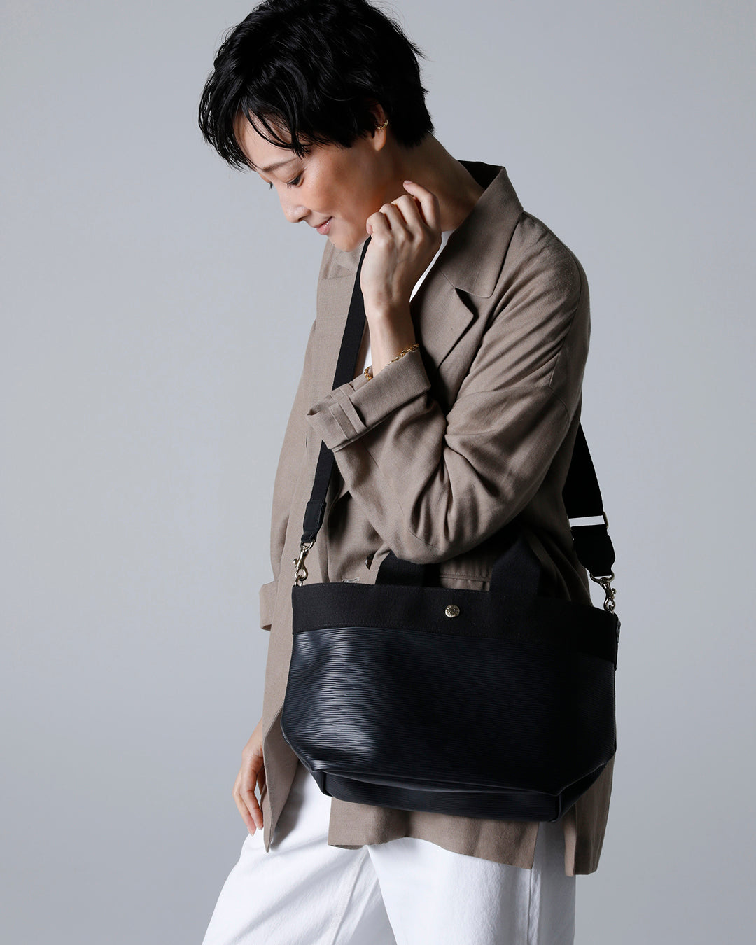 美品✴︎TOPKAPI【RIPPLE リプル】M トートバッグ RIPPLE トート バッグ M