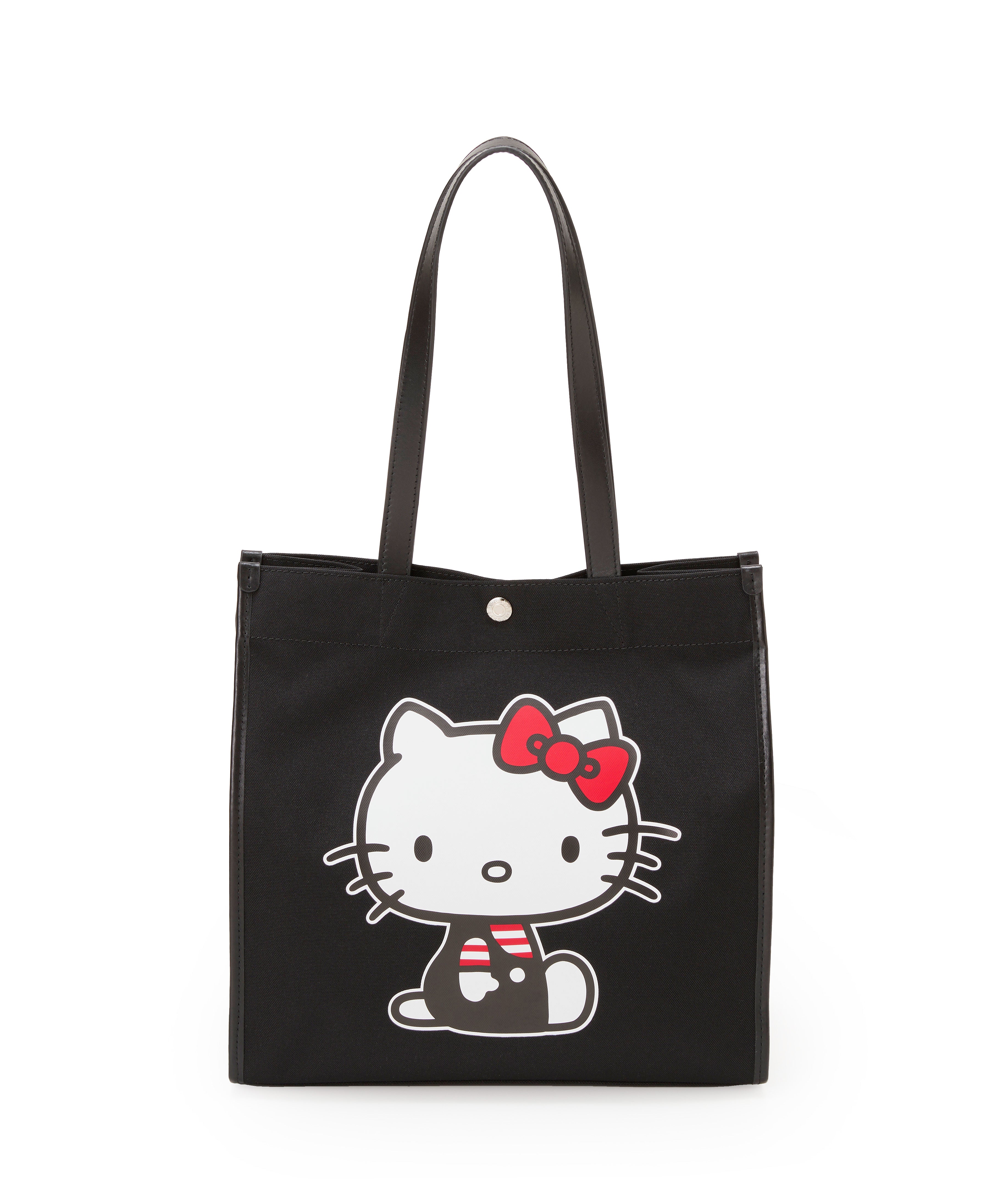 HELLO KITTY × Breath TOPKAPI プリント キャンバス レザー コンビ