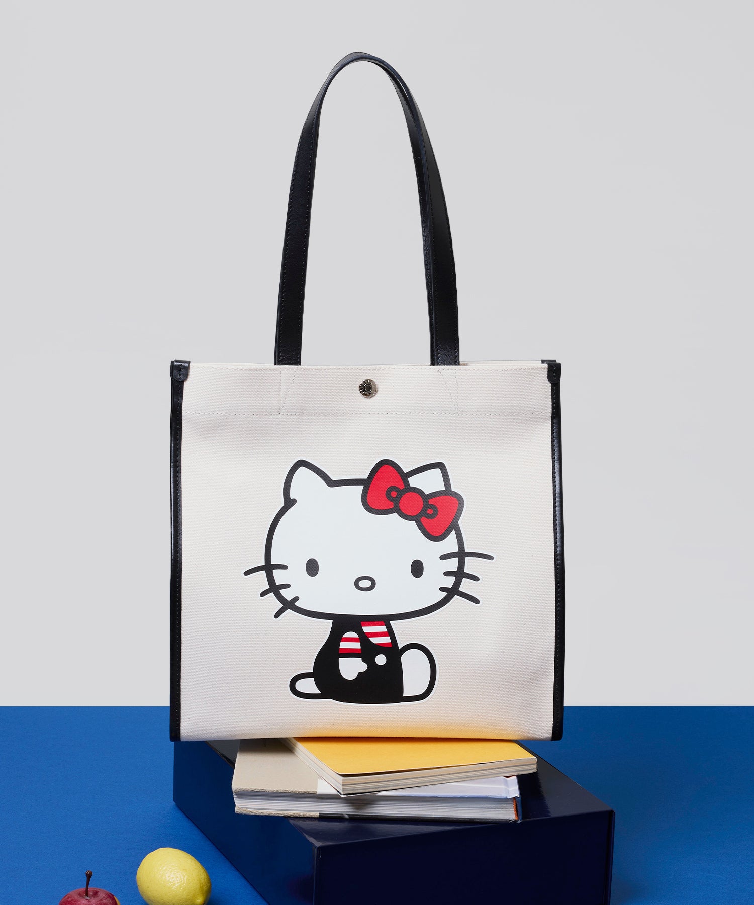 HELLO KITTY × Breath TOPKAPI プリント キャンバス レザー コンビ