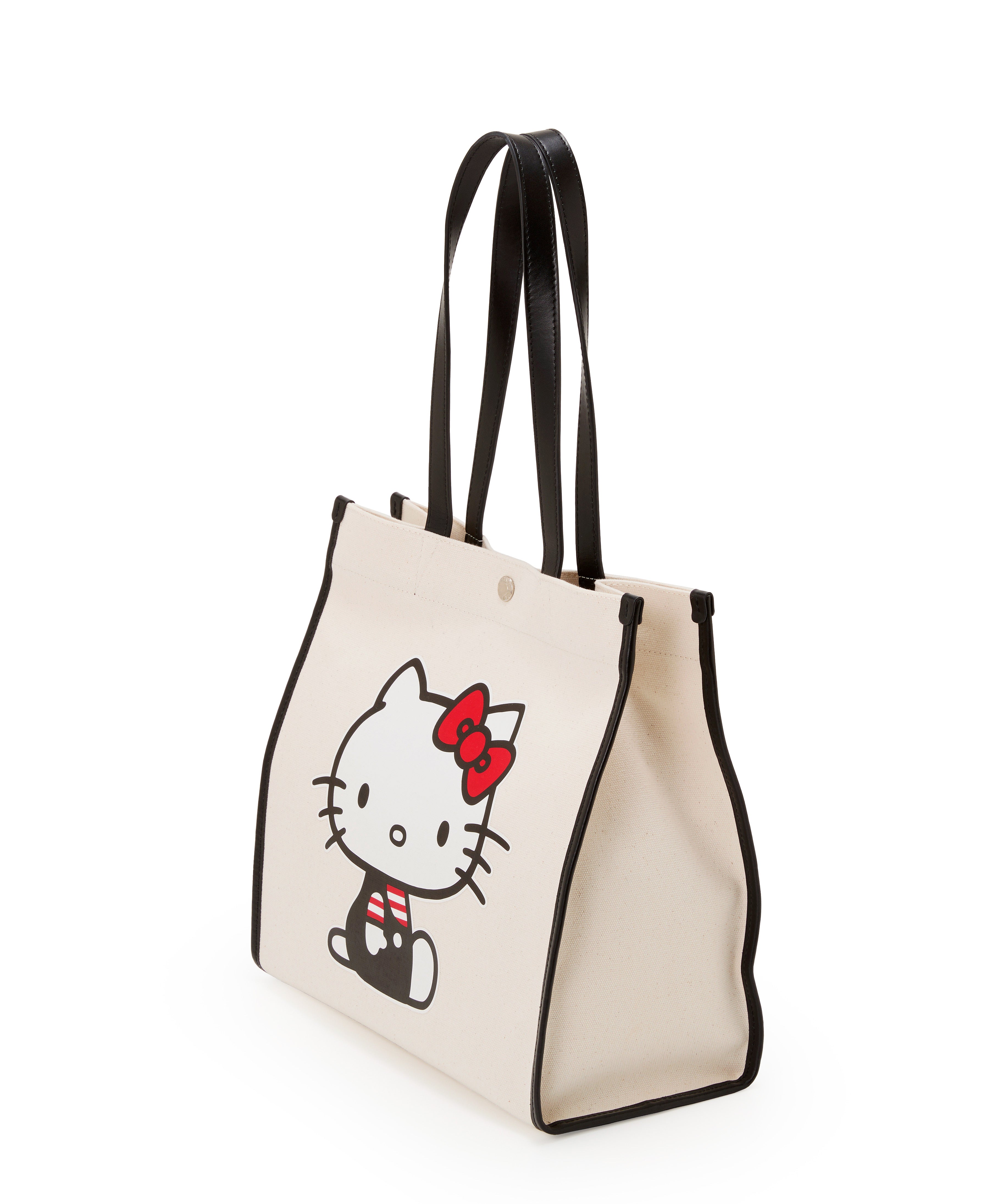 HELLO KITTY × Breath TOPKAPI プリント キャンバス レザー コンビ