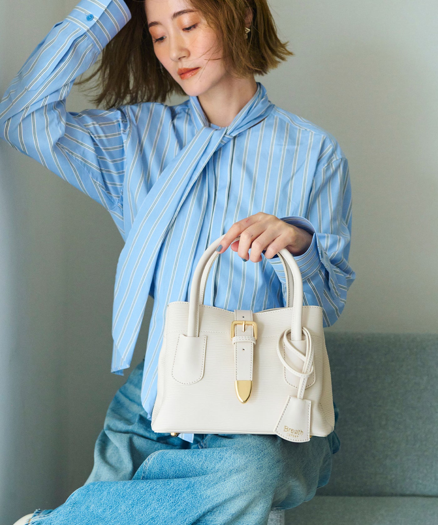 ＊RiRi＊商品 RIPPLE リプル バックル ショルダー付き ミニ トートバッグ – TOPKAPI