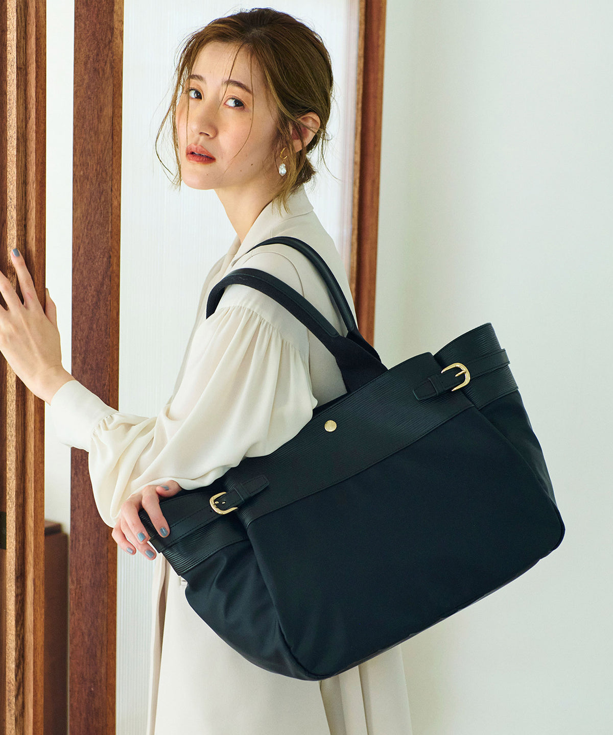 Breath　TOPKAPI　ブラック　美品 TOPKAPI BREATH ショルダーバッグ バッグ 「Breath TOPKAPI