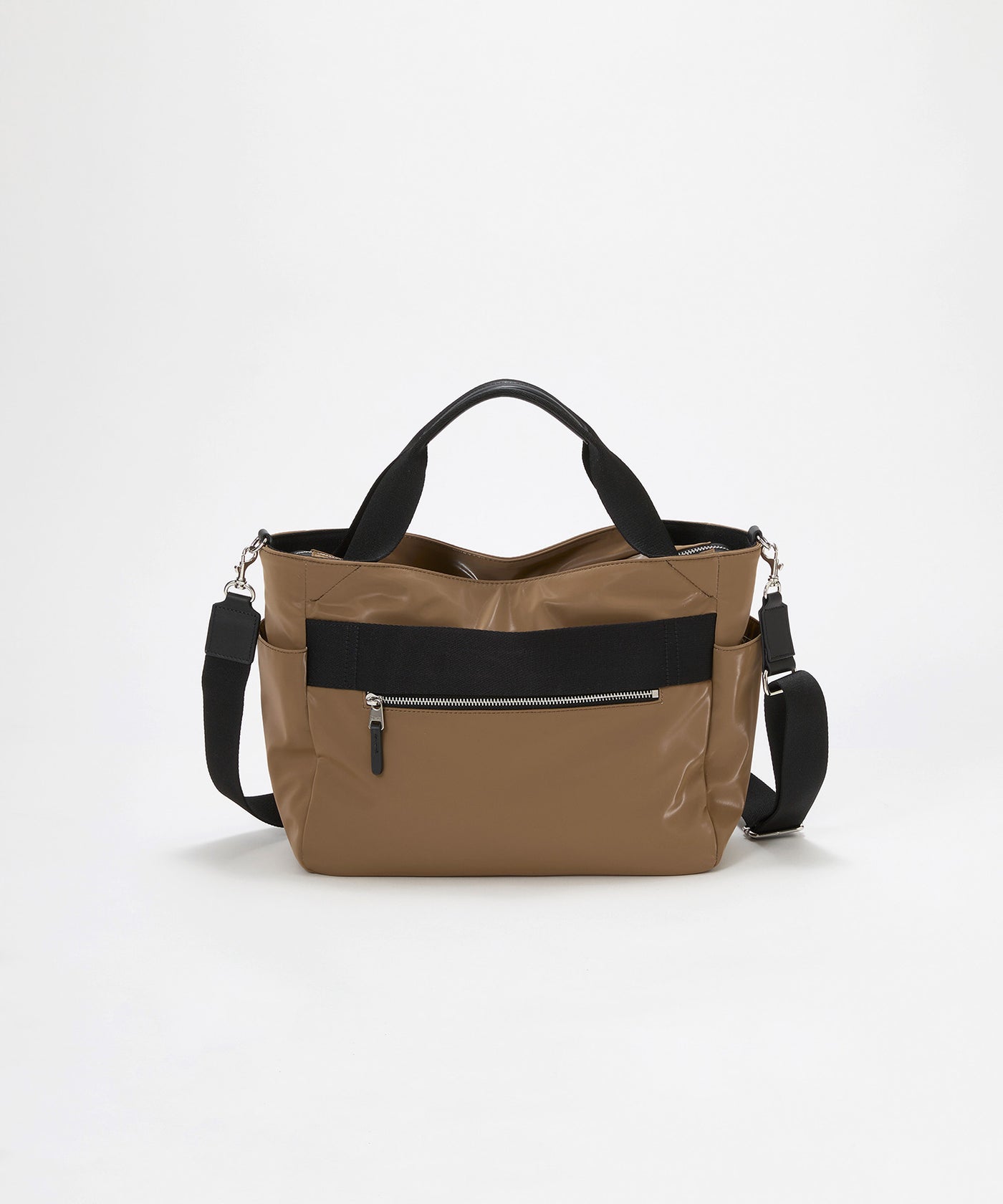 Train 防水ポリエステル ショルダー付き A4 トートバッグ / キャリー