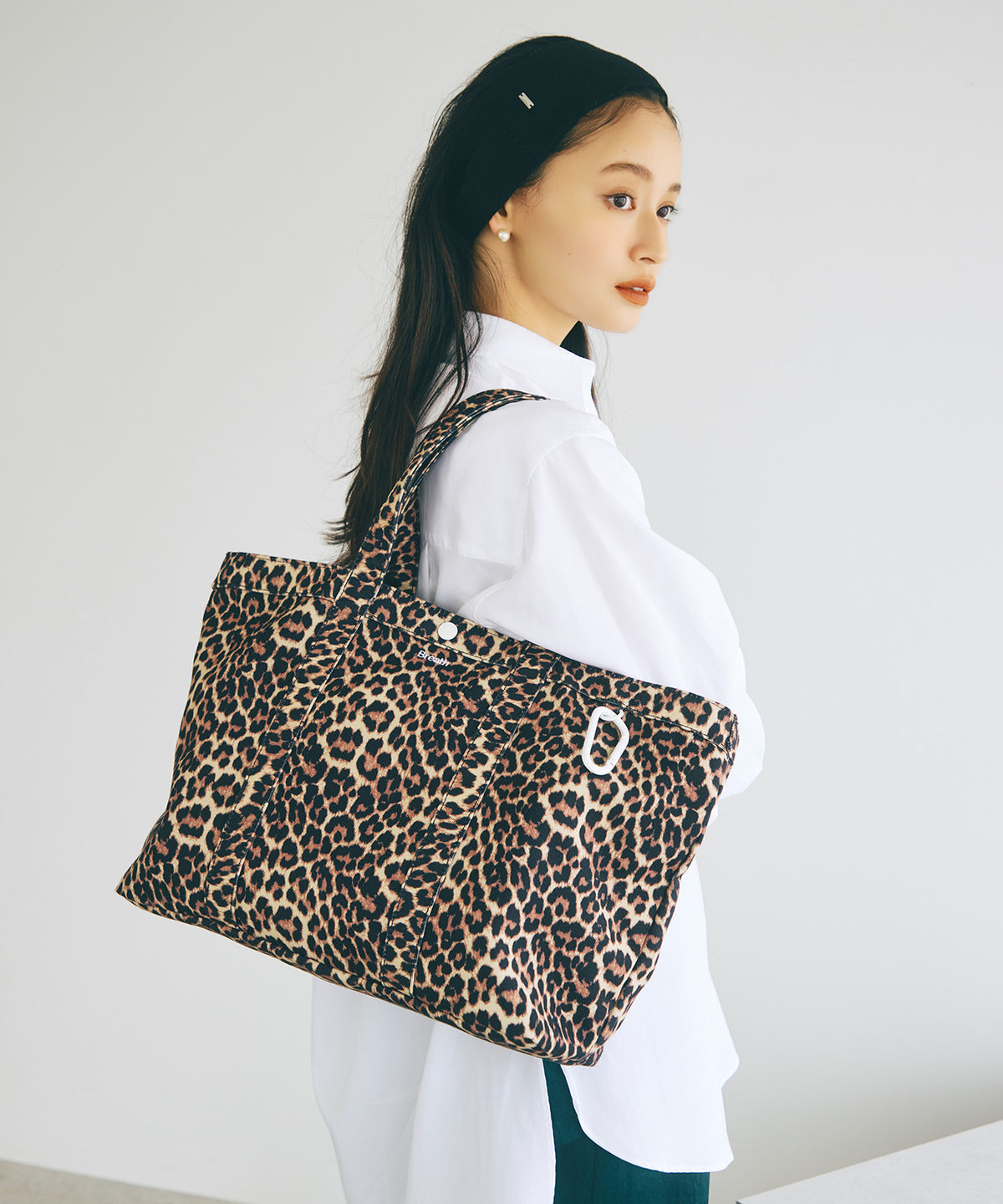 GW特別セール トプカピ　グレージュ×ブラックのトートバッグ トプカピ TOPKAPI スコッチグレイン ネオレザー ミニ トート