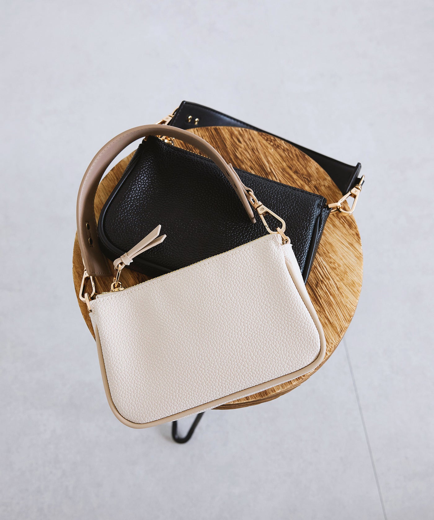 藤本美貴さんコラボ】スコッチグレイン サブバッグ付きミニバッグ/撥水