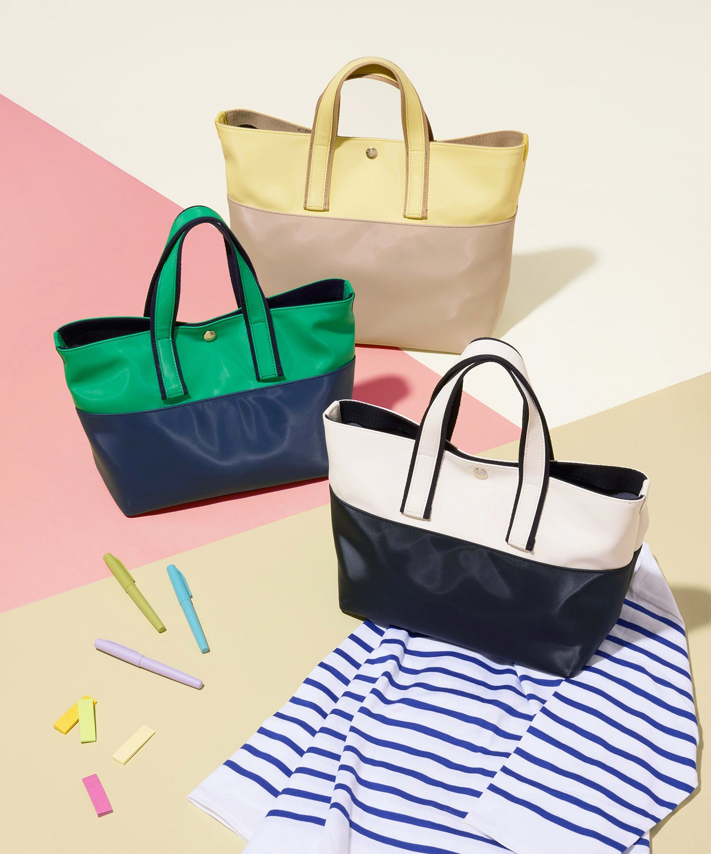 Bright ブライト カラーブロックミニ トートバッグ – TOPKAPI（トプカピ）