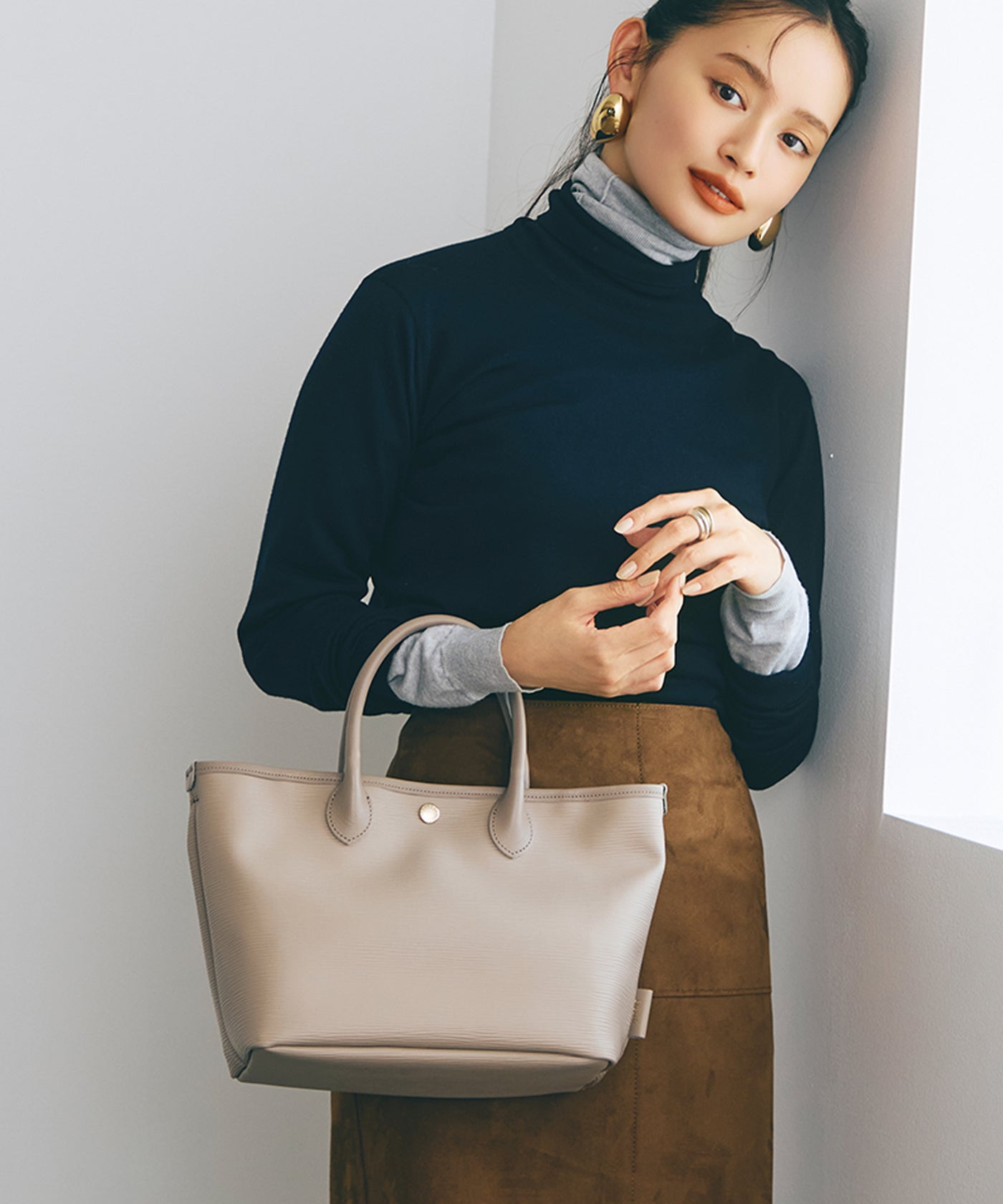 RIPPLE リプル レザーハンドル ミニ トートバッグ – TOPKAPI（トプカピ）