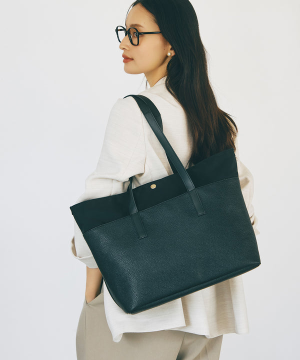 SCOTCH GRAIN スコッチグレイン ナイロンコンビ A4 トートバッグ　