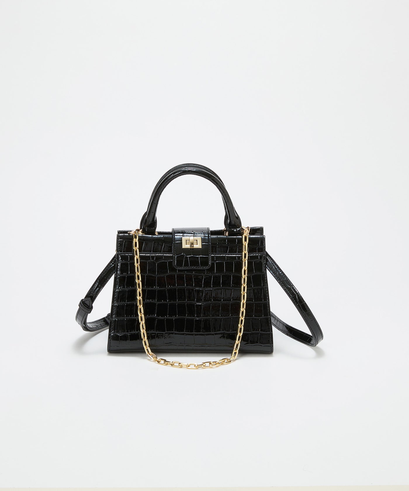 クロコ エナメル 2way ハンドバッグ – TOPKAPI（トプカピ）