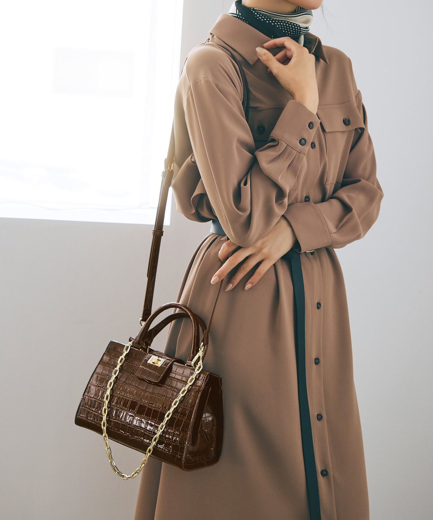 クロコ エナメル 2way ハンドバッグ – TOPKAPI（トプカピ）