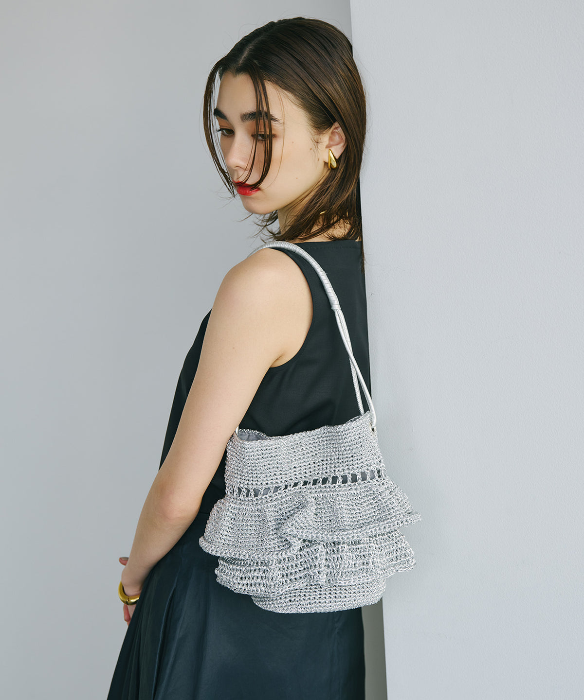 新品　美品　梅田阪急　patou カゴバッグ　黒　袋付き 新品美品梅田阪急patou カゴバッグ黒袋付き