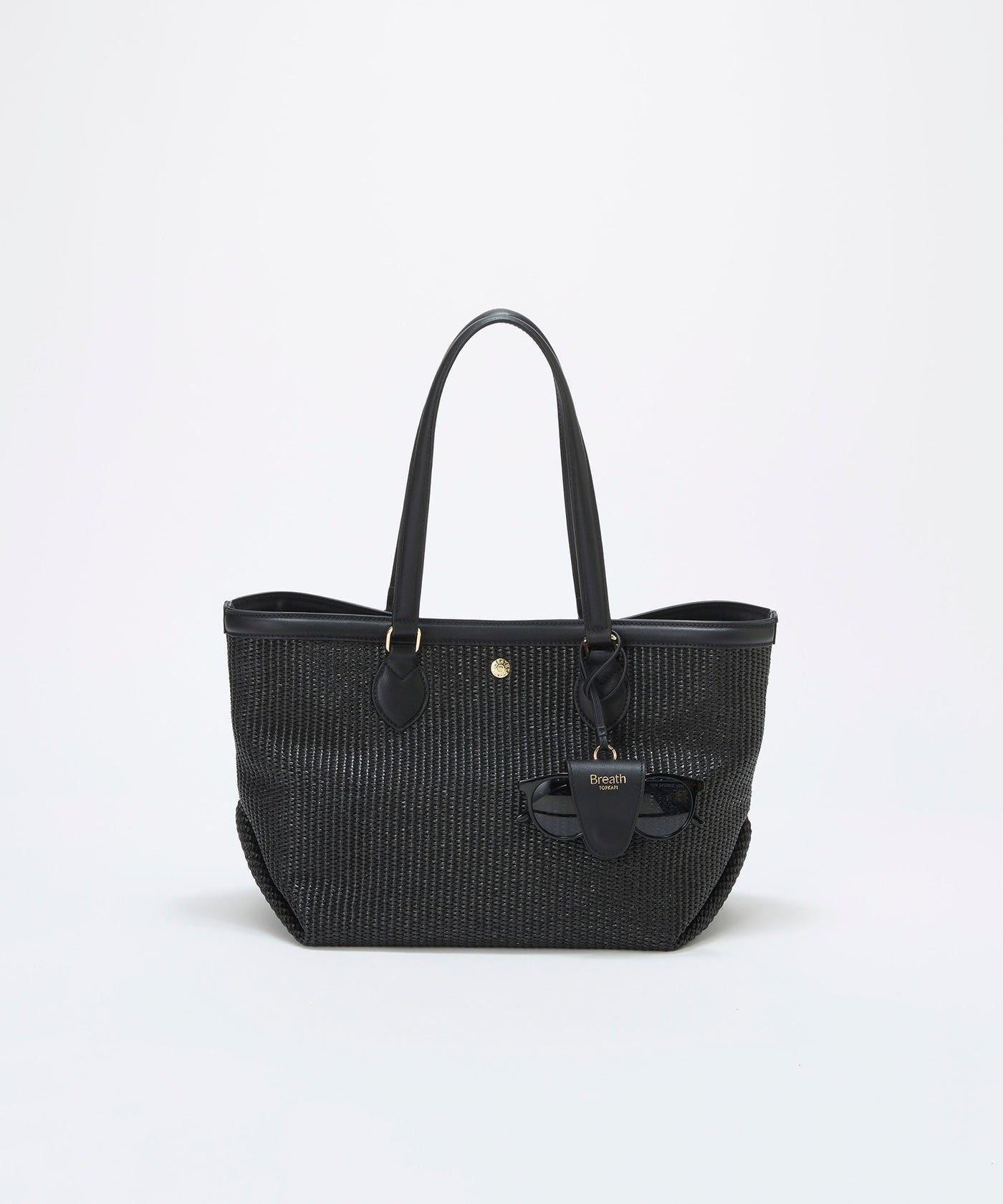 サングラスホルダー付き レザーコンビ カゴバッグ L – TOPKAPI（トプカピ）