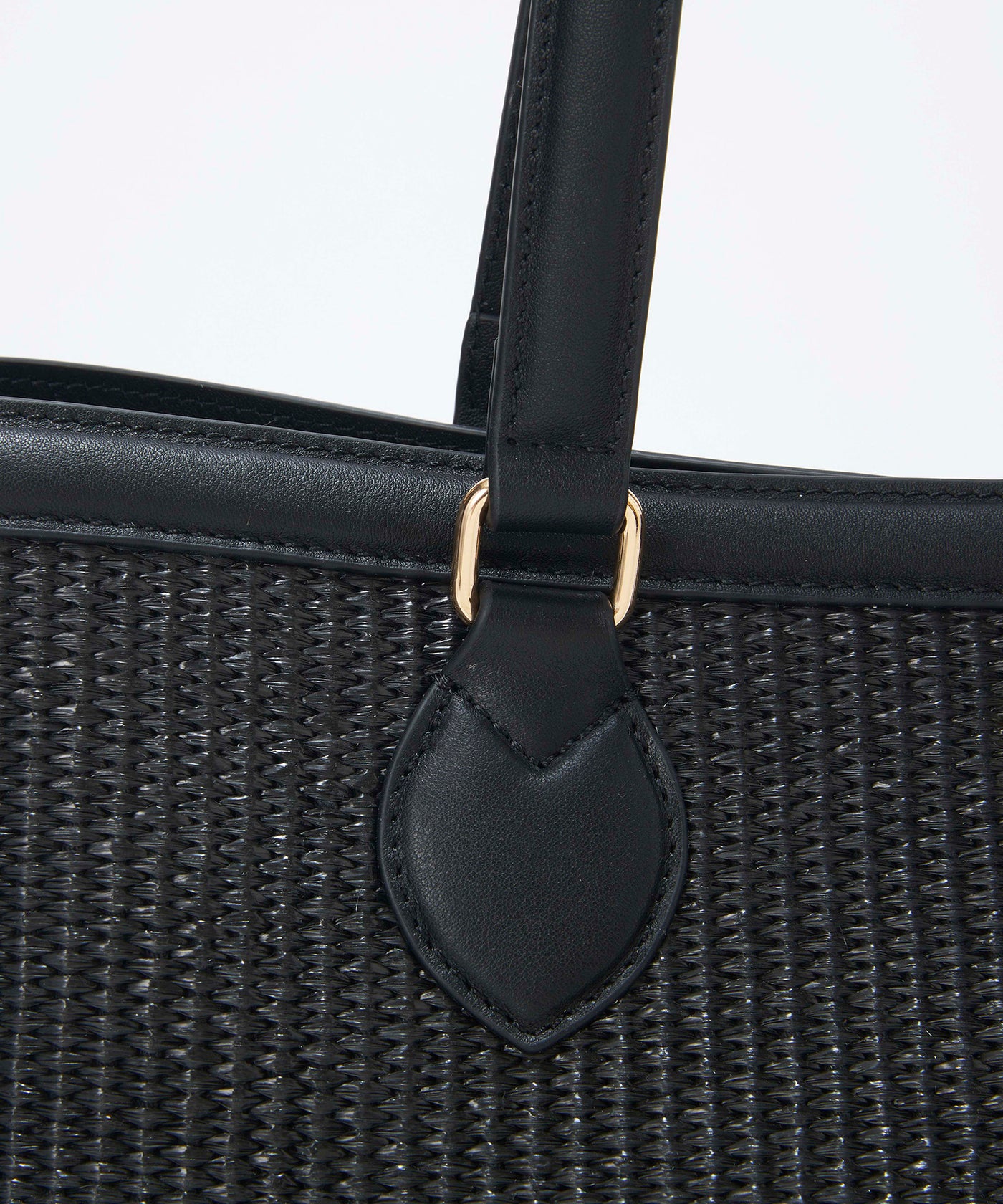 黒い合成皮革サンドバッグ 08706-black.jpg