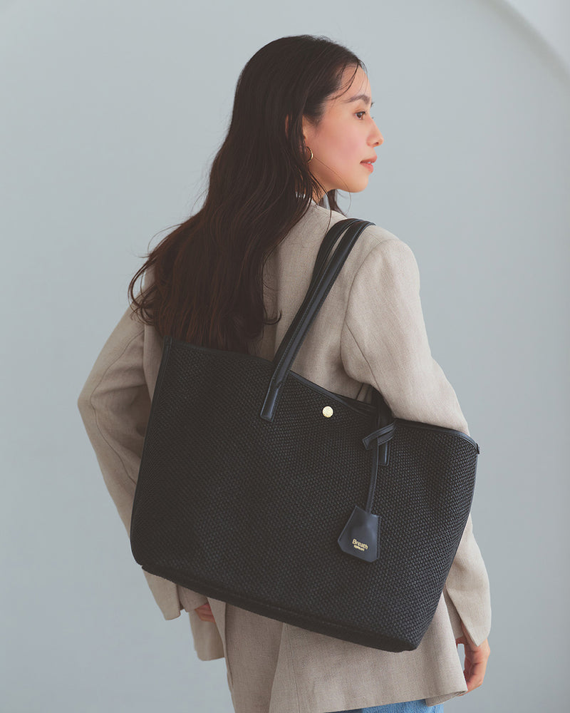 kvibaba トートバッグ トートバッグ（ブラック）｜草間彌生 アート