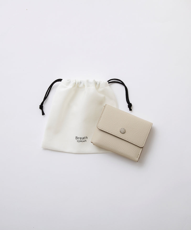 ELAN エラン シュリンクレザー 折り財布 /8ポケット/軽量