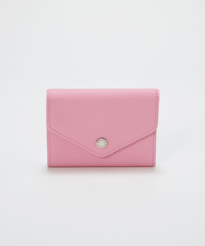 DUAL デュアル シュリンクレザー バイカラー 三つ折り 財布 薄型