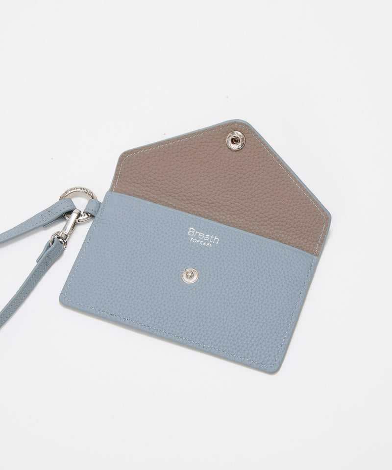 DUAL デュアル シュリンクレザー バイカラー フラグメントケース 薄型