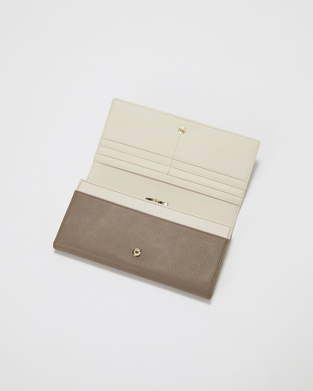 【公式限定】 Perle バイカラーパイピング 口金 長財布