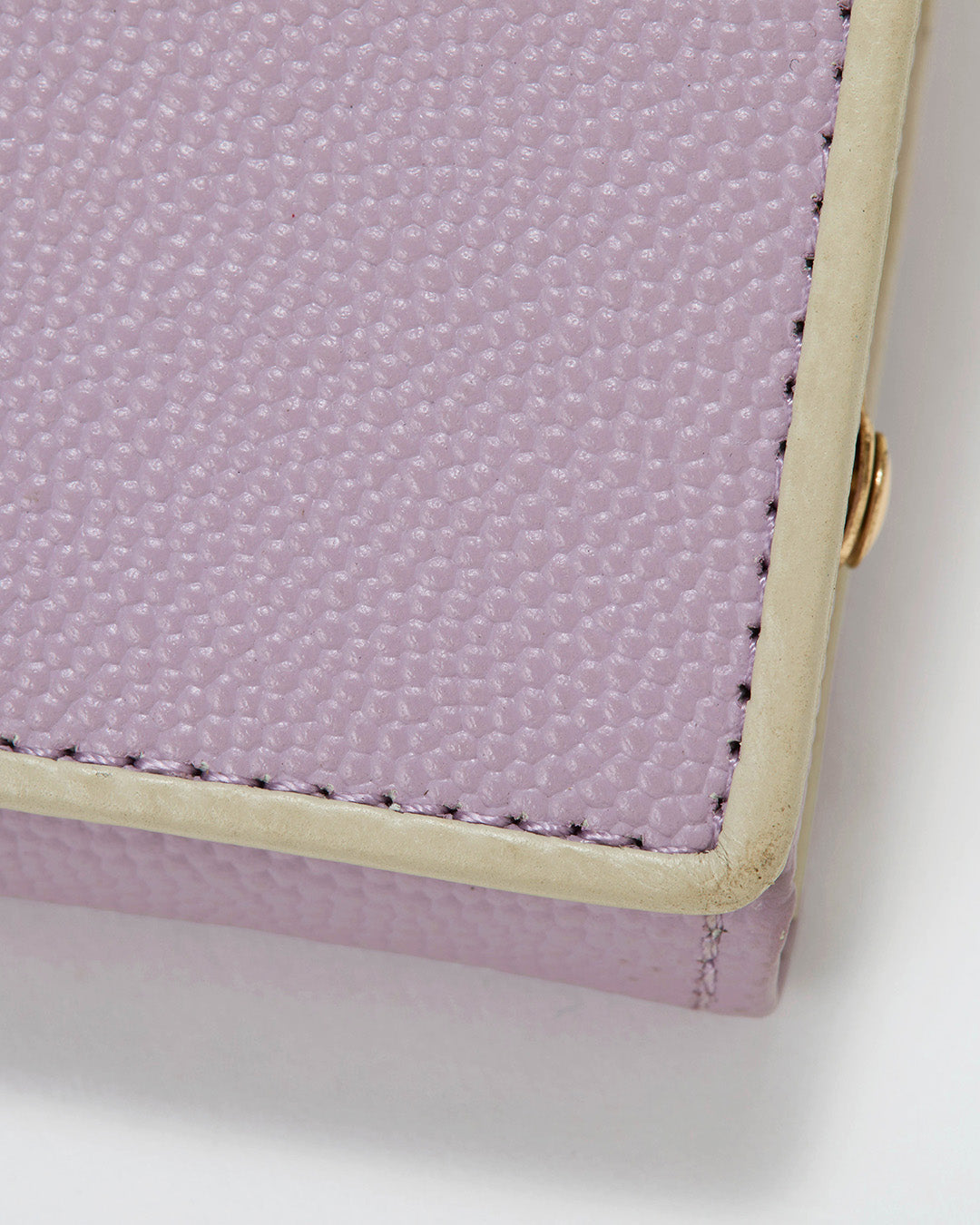【公式限定】 Perle バイカラーパイピング 口金 長財布