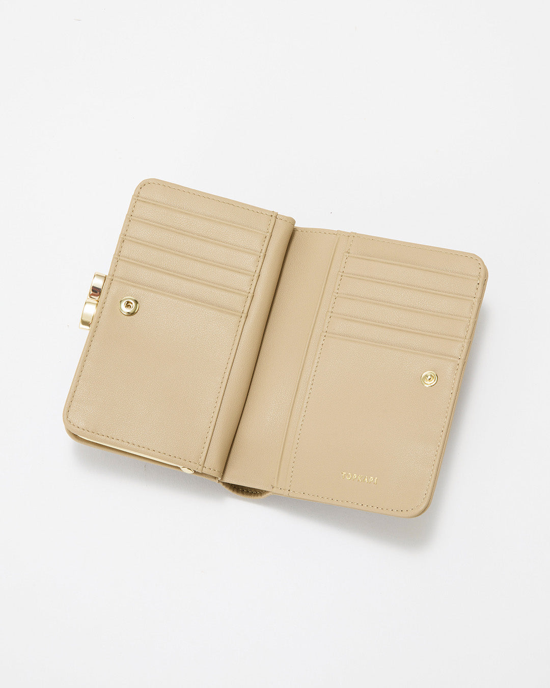 【公式限定】 Perle バイカラー パイピング 口金 二つ折り 財布