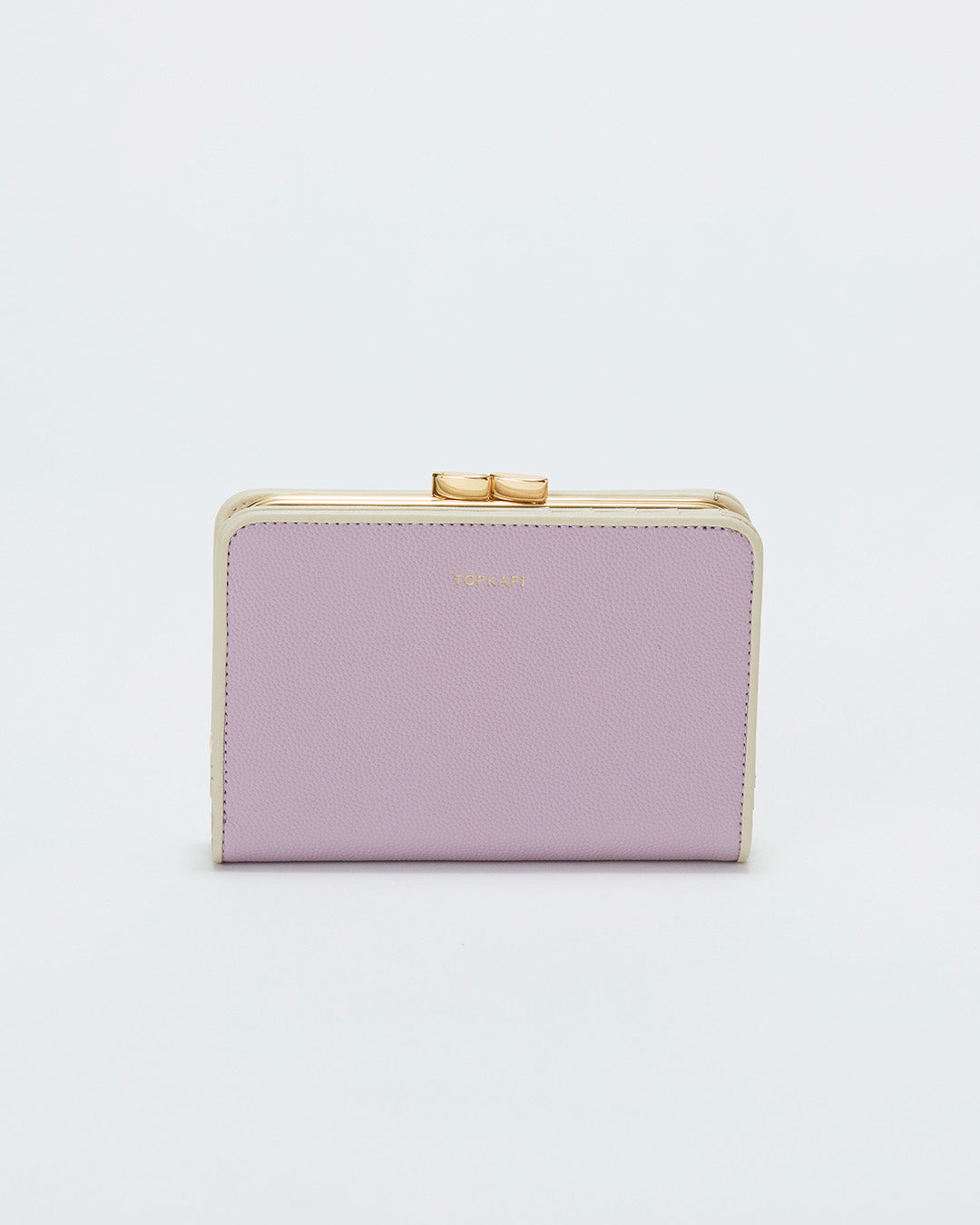 【公式限定】 Perle バイカラー パイピング 口金 二つ折り 財布
