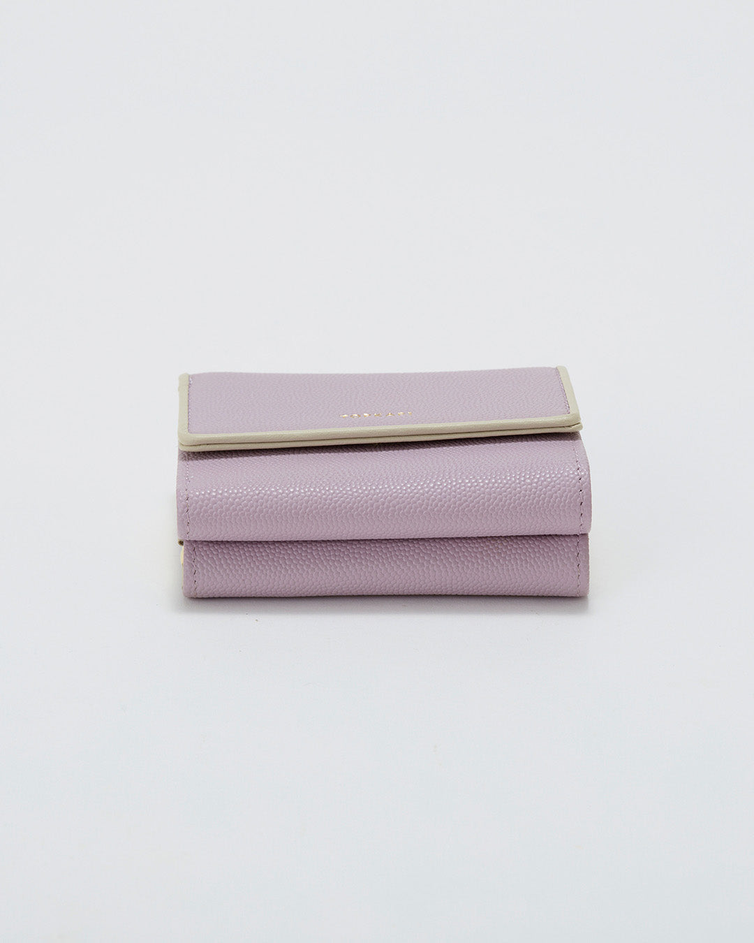 【公式限定】 Perle バイカラー パイピング 口金 三つ折り 財布