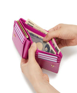 【公式限定】Lux ルクス イタリアンエナメル がま口 二つ折り財布