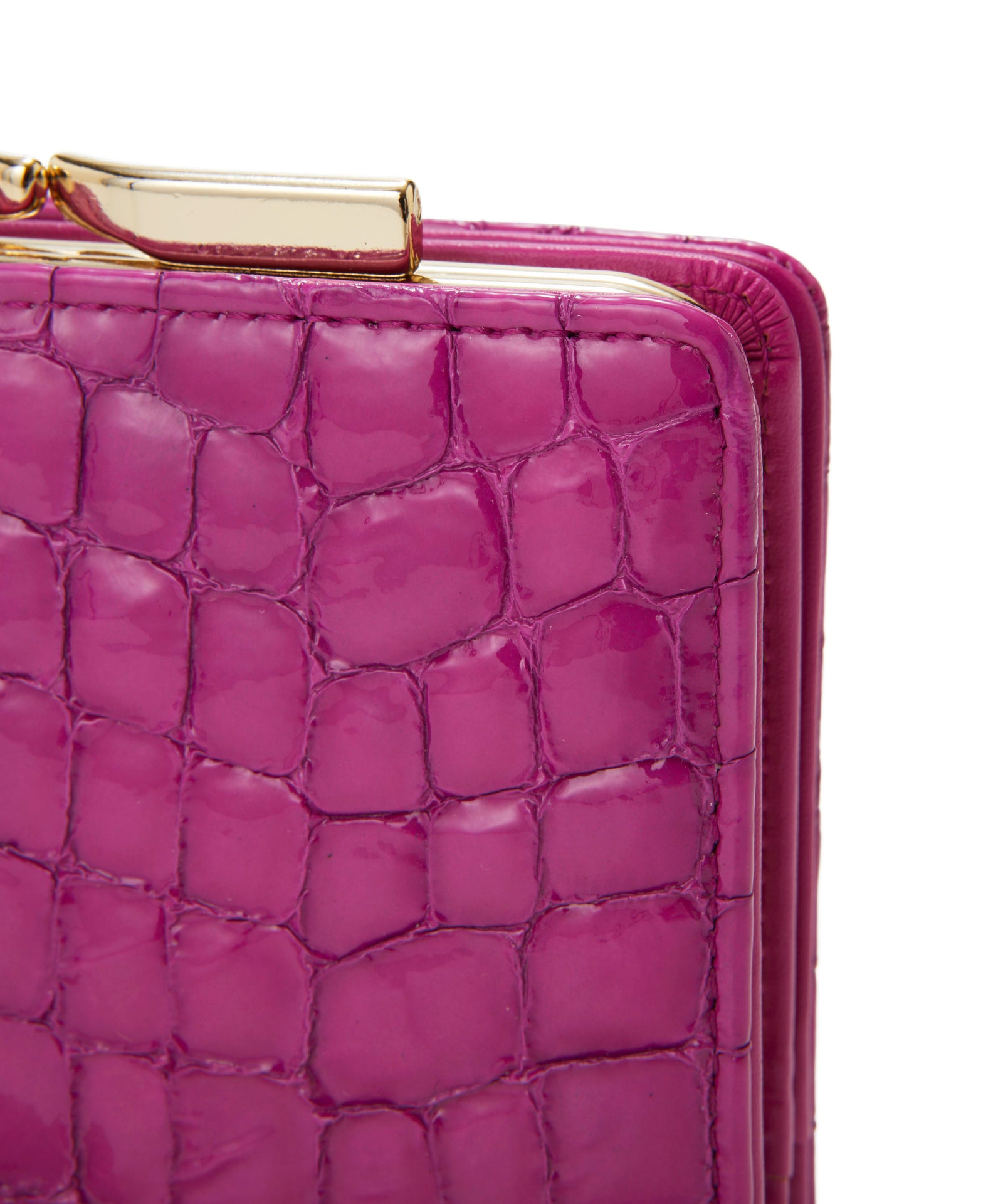 パールエナメル 二つ折り財布 三つ折財布[エナメル]