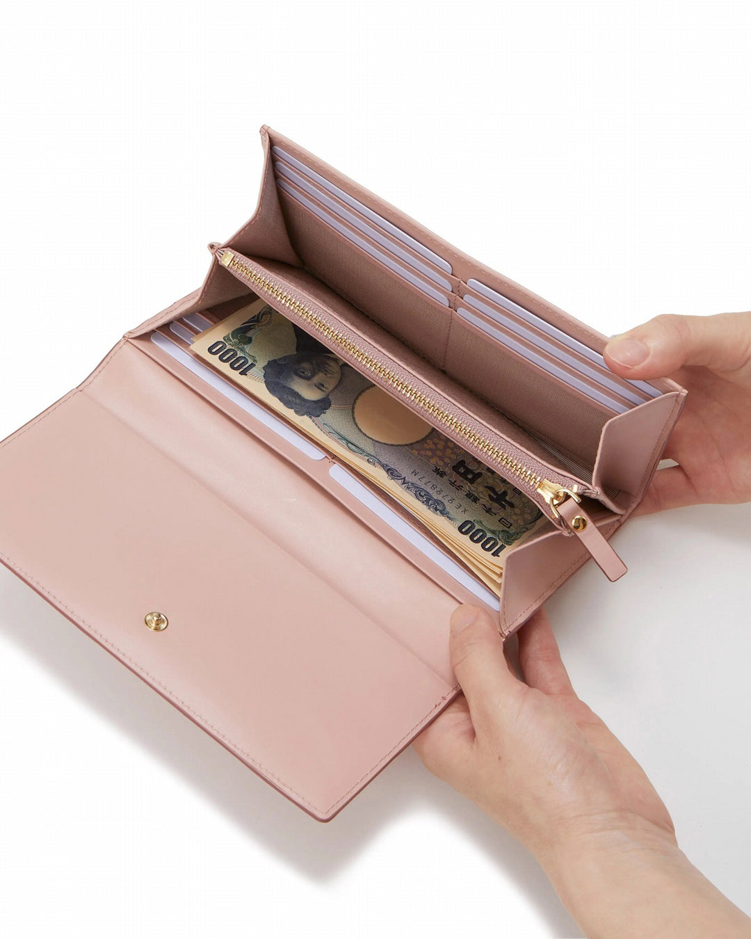 LUCIA イタリアンレザー リザード型押し 長財布