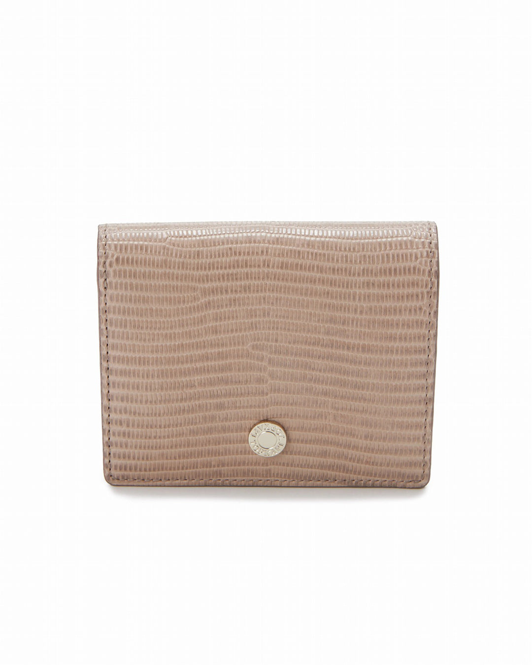 LUCIA イタリアンレザー リザード型押し 二つ折り 財布
