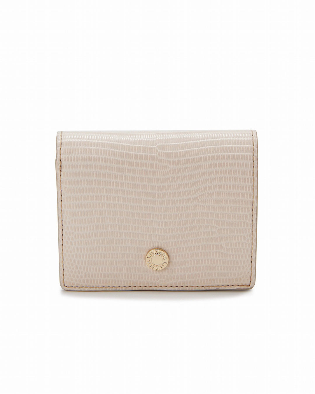 LUCIA イタリアンレザー リザード型押し 二つ折り 財布