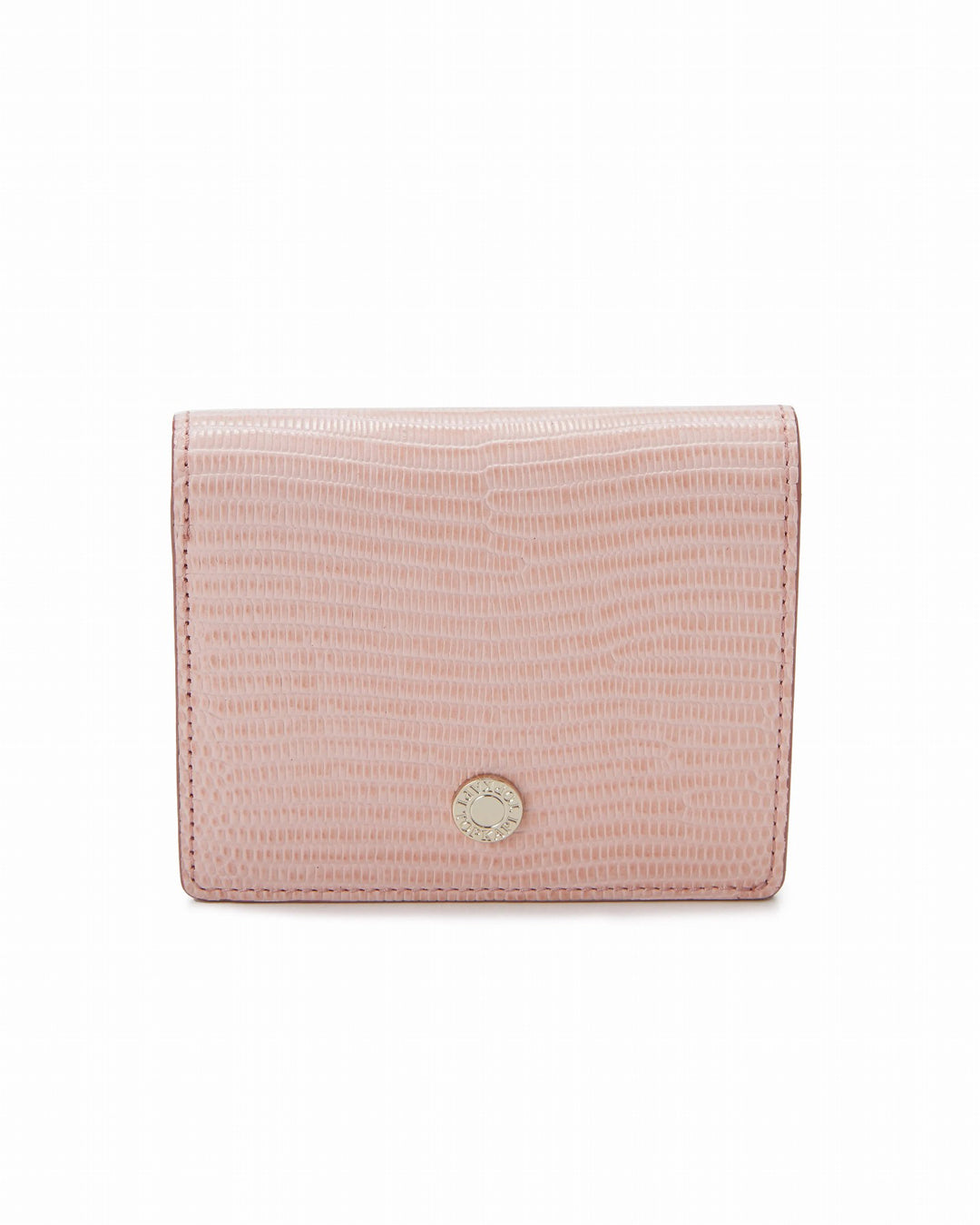 LUCIA イタリアンレザー リザード型押し 二つ折り 財布
