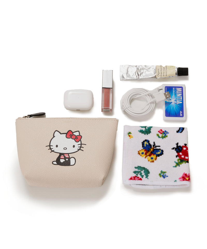 HELLO KITTY × Breath TOPKAPI スコッチグレイン プリント ポーチ