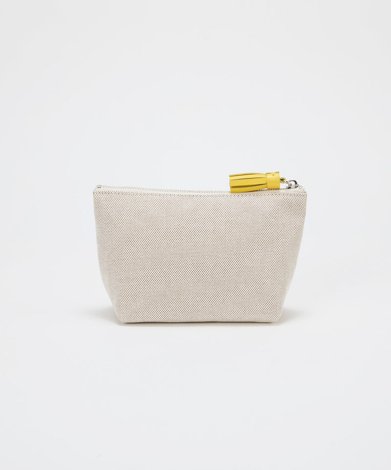SMILE COLLECTION  スマイル 刺繍 タッセルポーチ