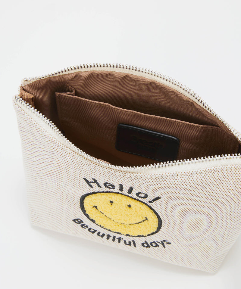 SMILE COLLECTION スマイル 刺繍 タッセルポーチ – TOPKAPI